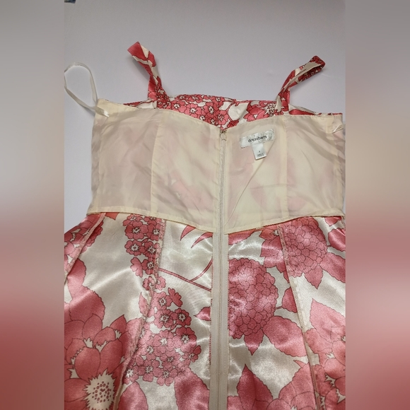 Dressbarn Floral Satin-Look Fit & Flare Dress – Size 4 - Picture 4 of 16